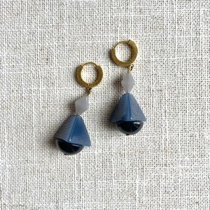 Madewell blue tone earrings